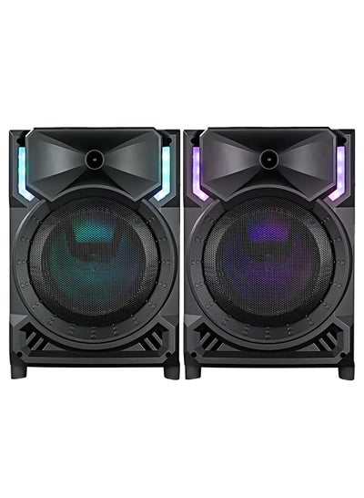 Buy Max speaker set, two pieces, Bluetooth, black in Egypt
