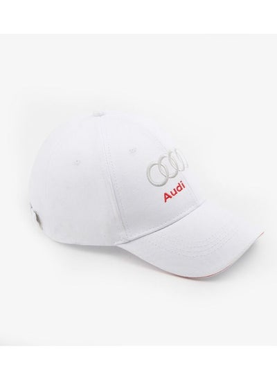 Buy Audi Duck Tongue Hat White in Saudi Arabia