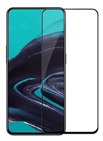 Buy Oppo Reno 2 Tembered Glass Screen Protector For Oppo Reno 2, Black in Egypt