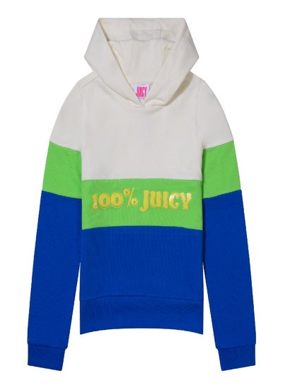 Buy Juicy Couture Cut and Sew Hoodie Blue in UAE