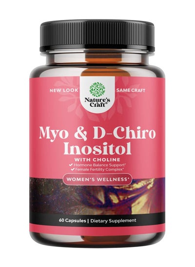 Buy Myo-Inositol & D-Chiro Inositol 60 Capsules in UAE