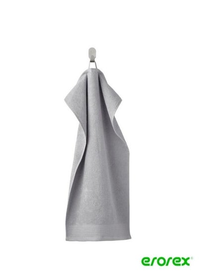 Buy Hand towel light grey 40x70 cm in Saudi Arabia