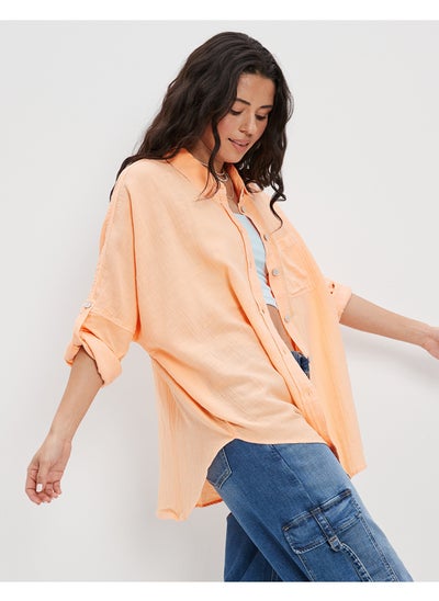 اشتري AE Go Big Oversized Shirt في السعودية