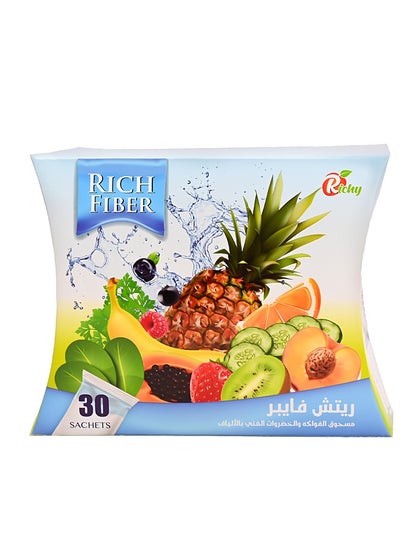 اشتري Rich Fiber Fruits And Vegetables Powder Rich 30 Sachets في السعودية