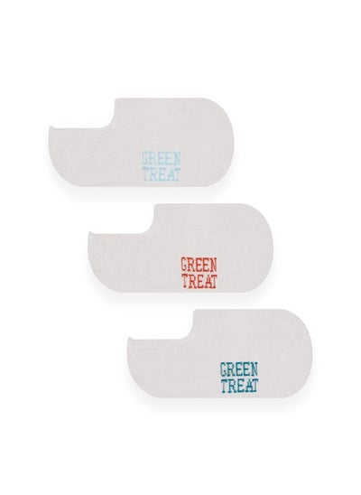 اشتري Greentreat Pack Of 3 Organic Cotton Boys Socks في الامارات