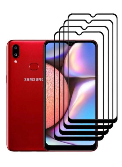 Buy 4 Pieces Antistatic ESD Dustproof Premium Quality High Definition Tempered Glass Screen Protector Designed For Samsung Galaxy A10s in UAE