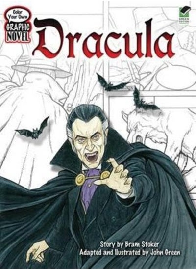 Buy Color Your Own Graphic Novel DRACULA in UAE