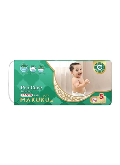 Buy Premium Diapers Procare Pants  Size 5 Xlarge  12-17Kg  36 Pieces in UAE