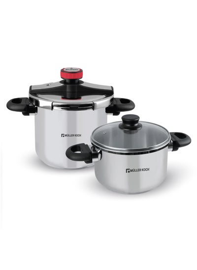 Buy Pressure Cooking Set 7L+5L in UAE