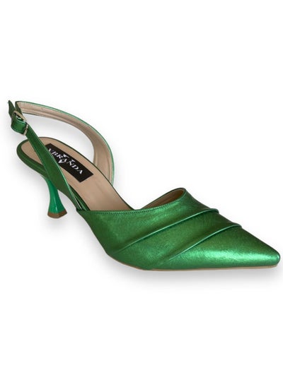 Buy Classic Hills High-quality Leather With An Elegant Design On The Front-green in Egypt