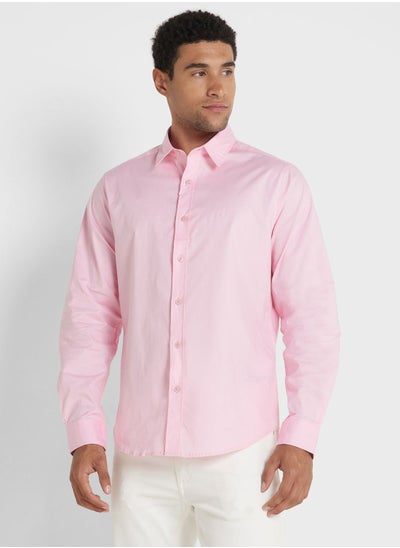 اشتري Long Sleeve Stretch Poplin Shirt في الامارات