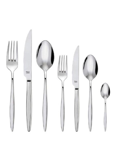 اشتري Hisar Mercury - Stainless Steel 18/10 - 84 PCs Cutlery Set. Made in Turkey في الامارات