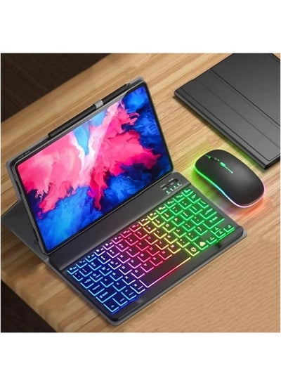 Buy Backlit Keyboard Case Compatible with HUAWEI MatePad SE 10.4 inch Bluetooth Keyboard Mouse Cover for MatePad SE 10.4'' in Saudi Arabia