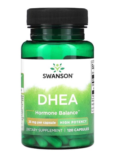 Buy Swanson, DHEA, High Potency, 25 mg, 120 Capsules in UAE