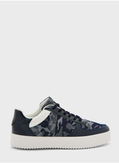 Buy Denim Lace Up Sneaker in Saudi Arabia