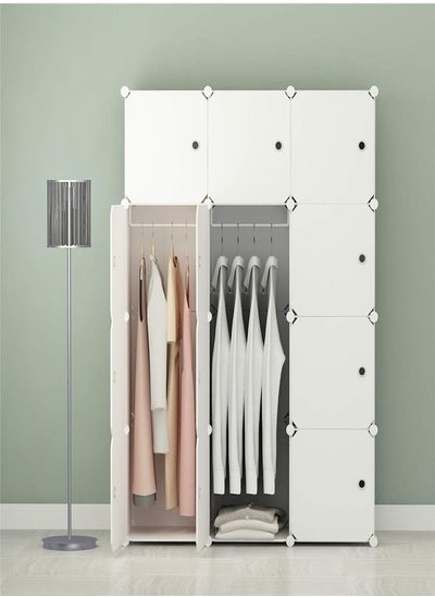 Buy Wardrobe Cabinet For Clothes Bedroom Organizer for shoe and clothes in UAE