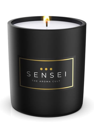 اشتري SENSI Scented Candle for Relaxation, Energy, Mood Enhancement, Purification, Meditation and Healing - Light and GentleAroma–JASMINE في الامارات