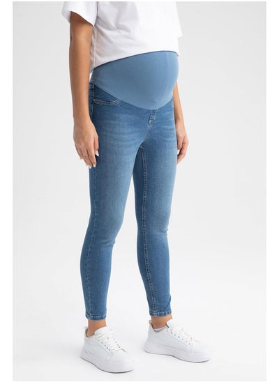 اشتري Woman Skinny Fit Maternity Bottom-Denim في مصر