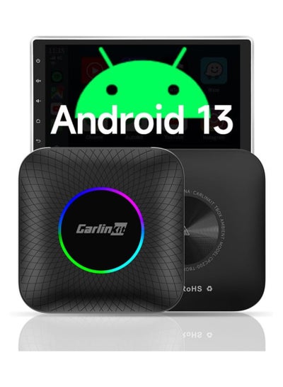 Buy NEW CarlinKit 8GB CarPlay Android Auto Wireless Adapter Portable Dongle for OEM Car Radio with Wired Car Play in Saudi Arabia