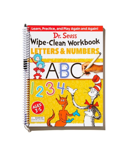 Buy Dr. Seuss Wipe-Clean Workbook: Letters and Numbers: Activity Workbook for Ages 3-5 Paperback – 11 October 2022 in UAE