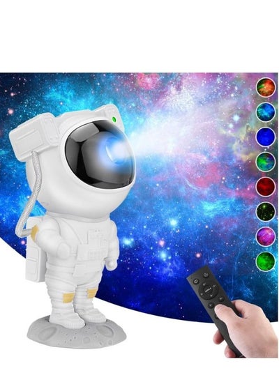 اشتري Star Projector Night Light with Timer and Remote Control,Astronaut Projector Lamp 360° Rotation,USB Galaxy Starry Sky Projector for Kids, Party,Bedroom and Game Room في الامارات