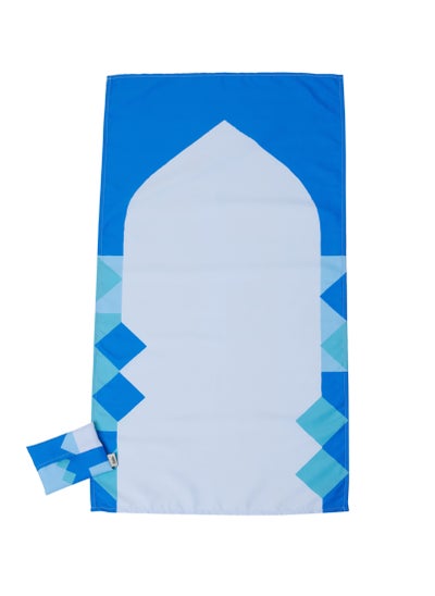 اشتري 2 Piece - Sabr 'Multan' Pocket Prayer Mat with Pocket Travel Pouch في الامارات