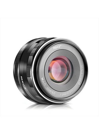 اشتري 35mm f1.7 Large Aperture Manual Focus APSC Lens Compatible with Fujifilm X Mount Mirrorless Camera X-T3 X-H1 X-Pro2 X-E3 X-T1 X-T2 X-T4 X-T5 X-T10 X-T20 X-T200 X-A2 X-E2 X-E1 X30 X70 X-A1 XPro1 في الامارات