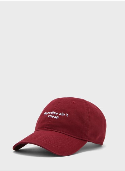 Buy Paradise Slogan Curve Peak Cap in UAE