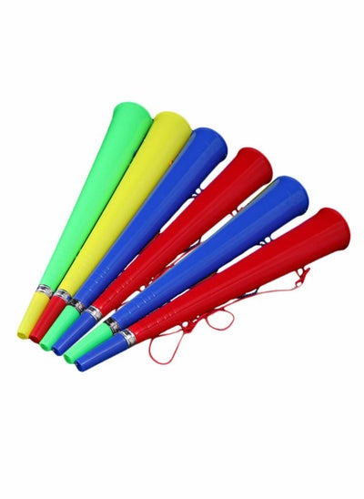 اشتري Plastic Stadium Horns,air horns Party Supplies,6Pcs Favors, Accessories Noisemakers for Sporting Events, Graduation, and Games （random colors） في السعودية