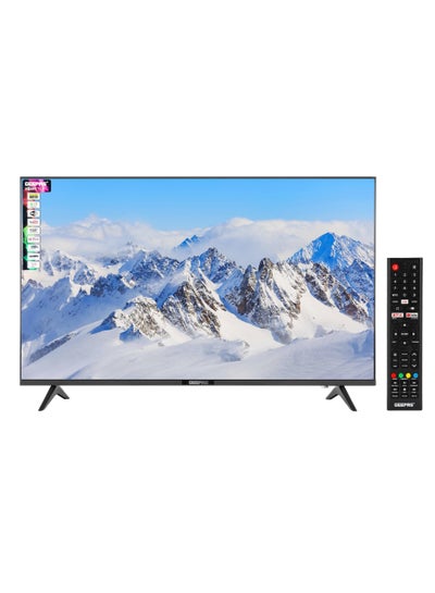 Buy Geepas 43" Smart LED TV, with Remote Control, GLED4328SXHD | HDMI & USB Ports, Head Phone Jack, PC Audio In | Wi-Fi, Android 9.0 with E-Share | YouTube, Netflix, Amazon Prime in Saudi Arabia