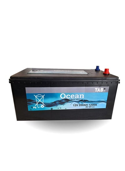 Buy Ocean Battery 12V 200AH 1200A  - Marine Battery in UAE