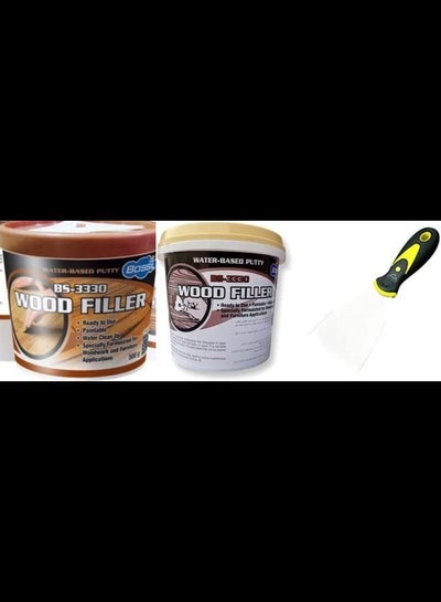 Buy All Purpose Putty 500gm Wood Filler 1kg With 3" Scrapper Complete Solution For Wall  Wood in UAE