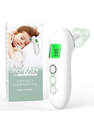 Buy Non-Contact Forehead and Ear Thermometer, Digital Infrared Thermometer for Adults and Children, with Child Mode, Fever Alarm Function, Mute and Memory Functions, Fast and Accurate Measurement in Saudi Arabia