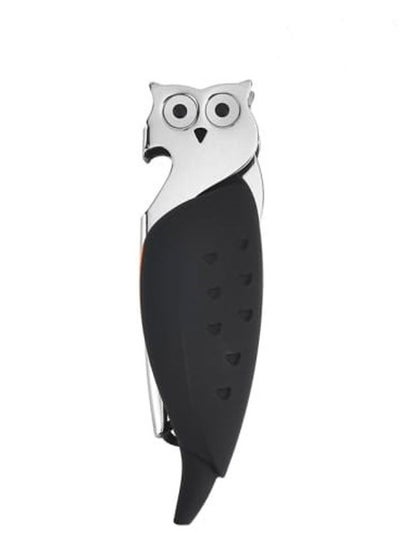 Buy Multifunctional Opener, Owl Shaped Professional Waiters Corkscrew, Stainless Steel, Bottle Manual Opener With Foil Cutter for Servers, Waiters, Bartenders and Domestic Kitchens in UAE