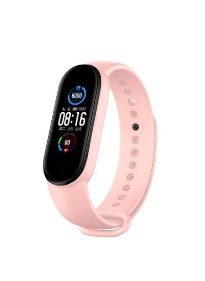 اشتري Replacement Silicone Strap For Mi Band 7 / Mi Band 6 / Mi Band 5 / M7 / M6 / M5 / Mi band 6 Strap/Mi band 7 Strap في مصر