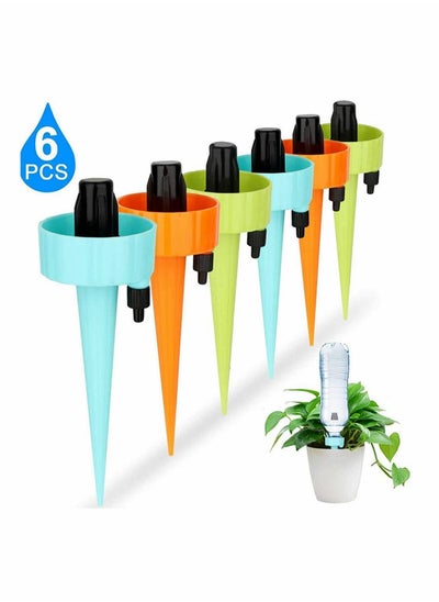 اشتري 6 Piece Auto Plant Watering Devices Multicolour في الامارات