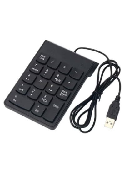 Buy USB Numeric Keypad Black in Saudi Arabia