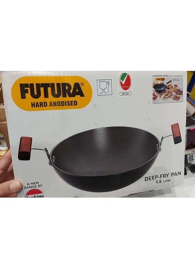 Buy Hawkins Futura Deep-Fry Pan W/O Lid, 1.5L,22Cm,3.25Mm(Round B) (Ak15) (10) in UAE