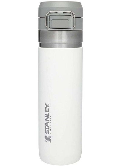 اشتري Quick Flip Water Bottle .71L / 24OZ Polar – Leakproof | Stainless Steel Water Bottle | Push Button Locking Lid | BPA FREE | Cup Holder Compatible | Dishwasher safe | Lifetime Warranty في الامارات