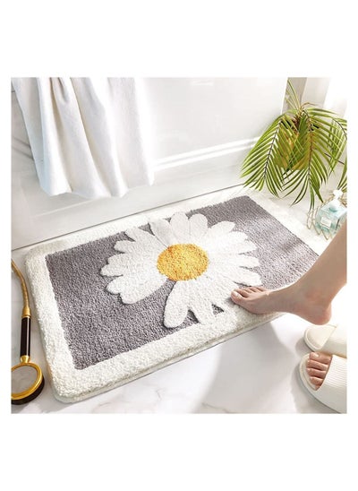 Buy Bathroom Floor Rugs,Non Slip Bathroom Doormat Green in UAE