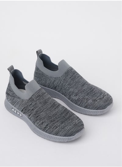 Buy Cobblerz Men's Slip-on Low Top Sneakers Lt Grey in Saudi Arabia