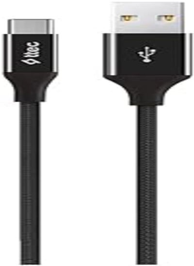 Buy TTEC 2Dk12Mr Alumi Type-C Data Cable, 120 cm - Black, USB in Egypt