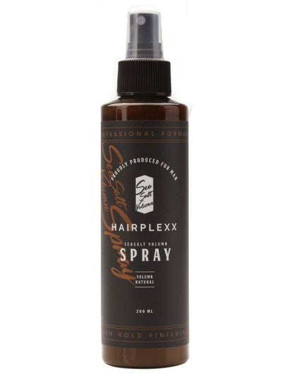 اشتري Hairplexx Sea Salt Volume Hair Spray- to Create Natural Thick and Volumizing Hair Look with Matte Finish and Mild Hold, Paraben Free 200ml / 6.7oz في الامارات