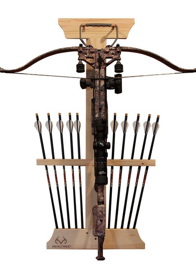 Buy Rush Creek Creations Real tree Crossbow and 10 Arrow Bow Rack 4 Minute Assembly  Extra Large Pegs  18.5"L x 1.5"W x 36"H in UAE