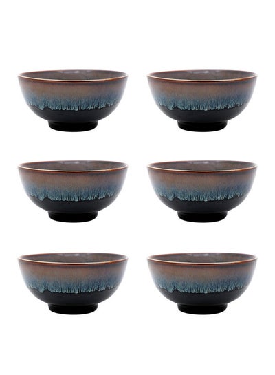 Buy 6-piece porcelain bowl set 5 Inch in Saudi Arabia