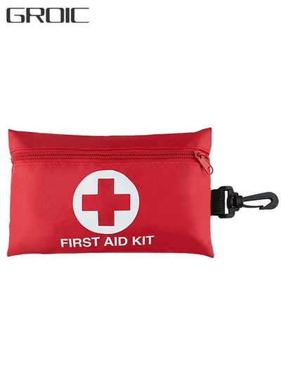 Buy 101 Pieces Small First Aid Kit Includes Emergency Foil Blanket CPR Respirator Scissors for Travel, Home, Office, Vehicle, Camping, Workplace and Outdoor in UAE