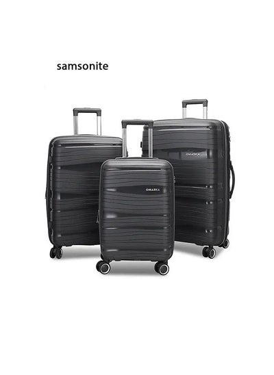 Buy Samsonite travel bag set, anti-break, with additional expansion zipper - sizes 20-24-28 in Egypt