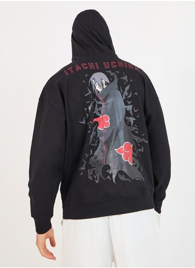 Buy Anime Naruto Character Graphic Oversized Hoodie in Saudi Arabia