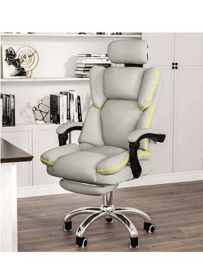 Buy Comfortable Sedentary Lazy Sofa Boss Chair, Casual Gaming Gaming Chair, Home Lift Swivel Backrest Chair in UAE