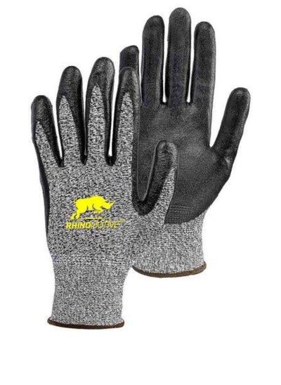 Buy RHINOMOTIVE-VERSATILE CUT RESISTANT GLOVES MEDIUM Size in UAE